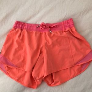 Lululemon loose fit running shorts